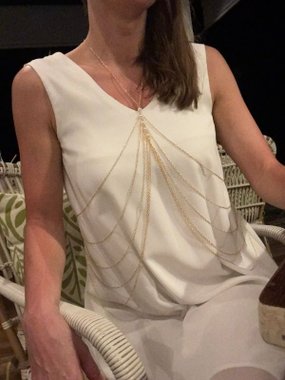 NAKAI Body Chain Pearl łańcuszek na ciało