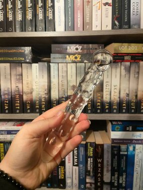 ALOITA Crystal Dots masażer szklany borokrzemowy