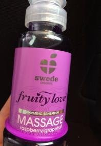 Swede Fruity love raspberry grapefruit żel do masażu