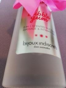 Bijoux Indiscrets Bubblegum 2w1 pachnący silikonowy żel intymny