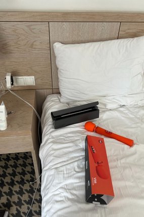 Fun Factory Vim Weighted Rumble Wand Sunrise Orange masażer ciała