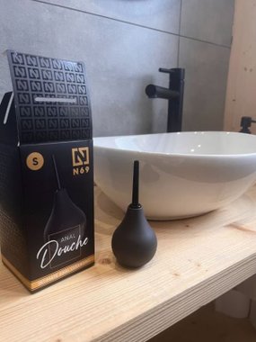 N69 Gruszka higieniczna S  czarna