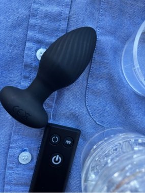 Nexus - Tornado Remote Control Rotating Butt Plug Black korek analny wibrujący