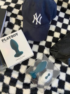 Playboy spinning tail teaser wibrujący korek analny z pilotem rotujący