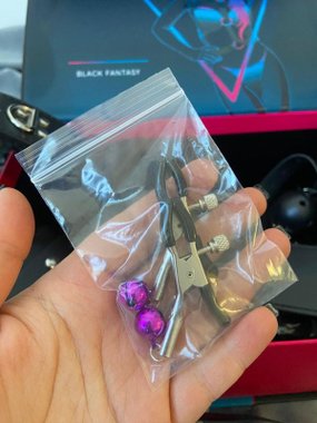 Secret Pleasure Chest Black Fantasy zestaw BDSM