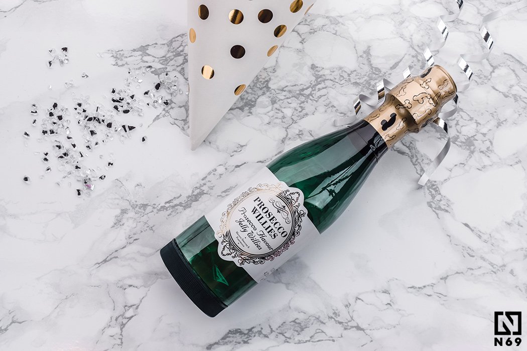 Jelly Willies żelki w kształcie penisa o smaku prosecco