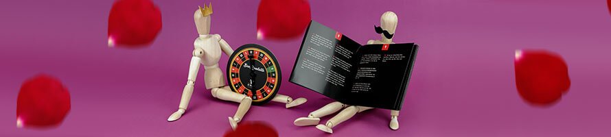 zestawy prezentowe dla par na walentynki drewniane ludziki i gra erotyczna sex roulette