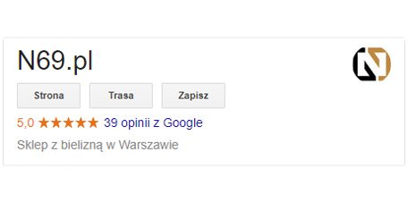 opinie o n69 google